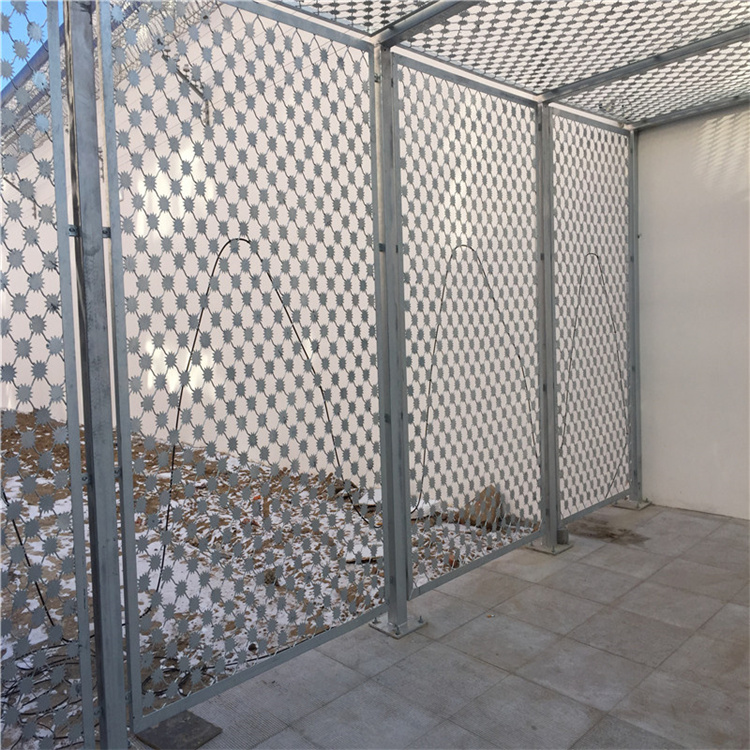 監獄梅花形金屬鋼網墻